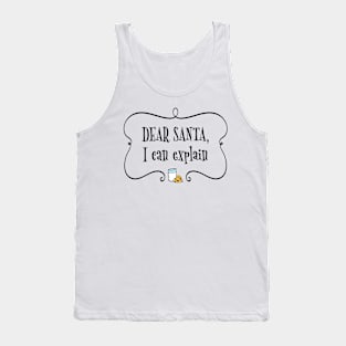 Dear Santa I Can Explain COOKIES Tank Top